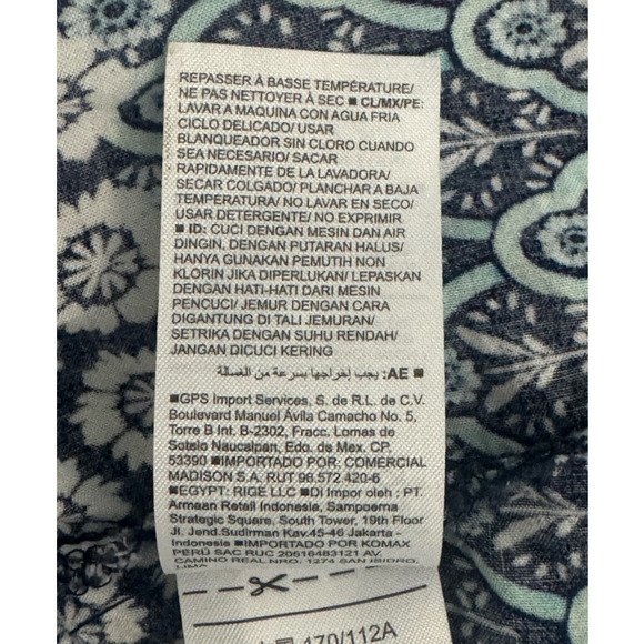 Women's Old Navy Palm Leaf Tank Sz XL - Picture 7 of 10